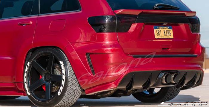 Custom Jeep Grand Cherokee  SUV/SAV/Crossover Rear Bumper (2011 - 2019) - $1090.00 (Part #JP-008-RB)